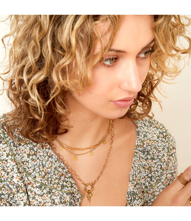 Double Coin Necklace