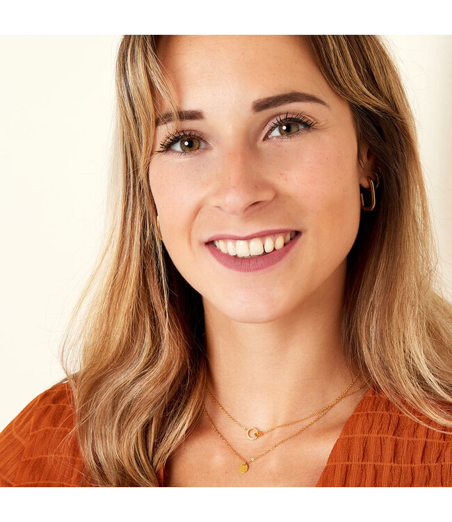 Connected Circles Necklace