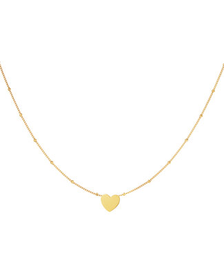 Gold Heart Necklace