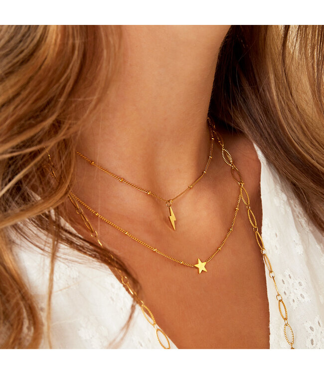Gold Star Necklace