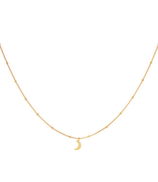 Gold Moon Necklace
