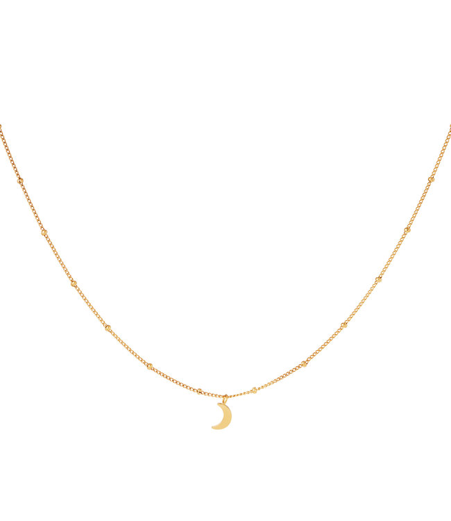 Gold Moon Necklace