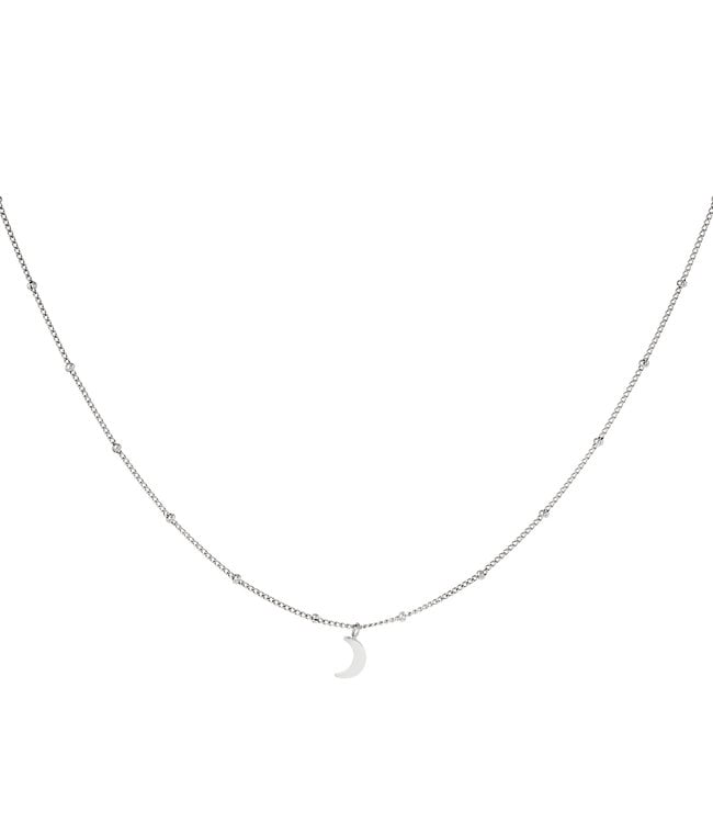 Silver Moon Necklace
