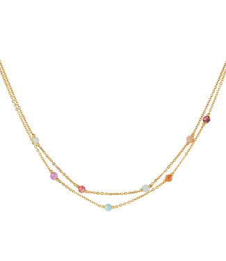 Double Stones Necklace