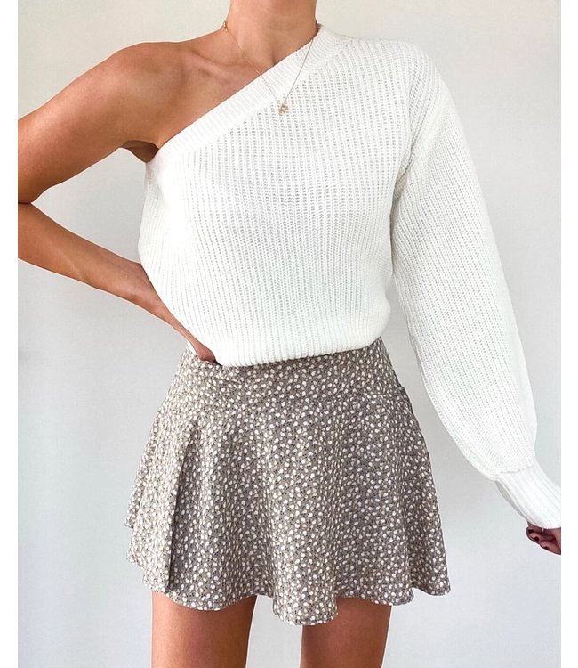 Tamara Sweater / White