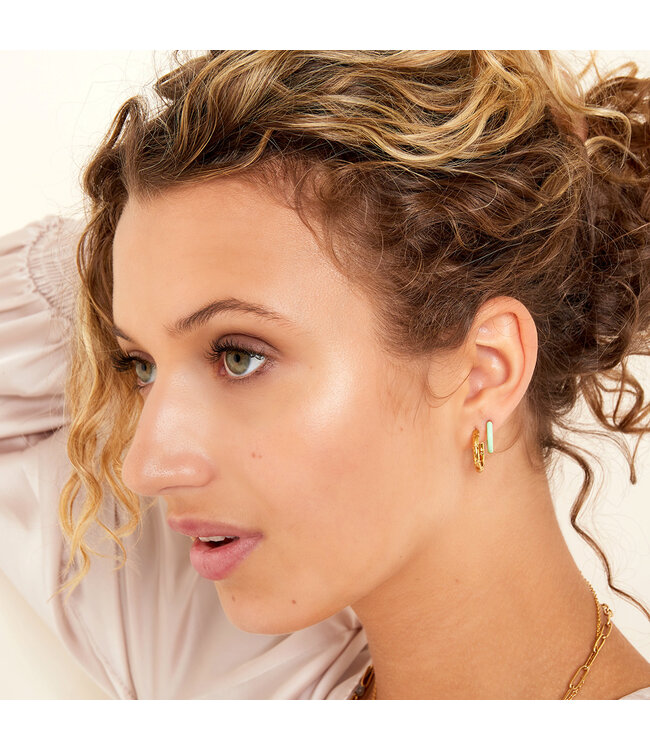 Textured Hoop Earrings