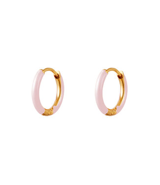 Colored Hoop Earrings