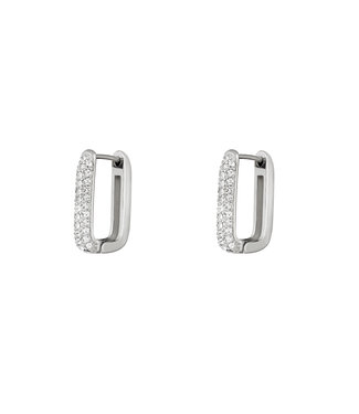 Rectangle Shimmer Earrings