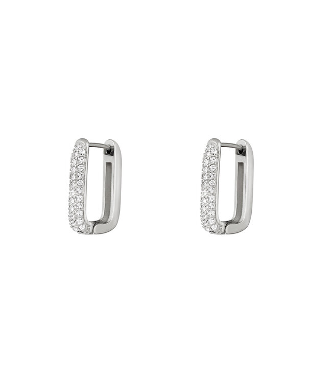 Rectangle Shimmer Earrings