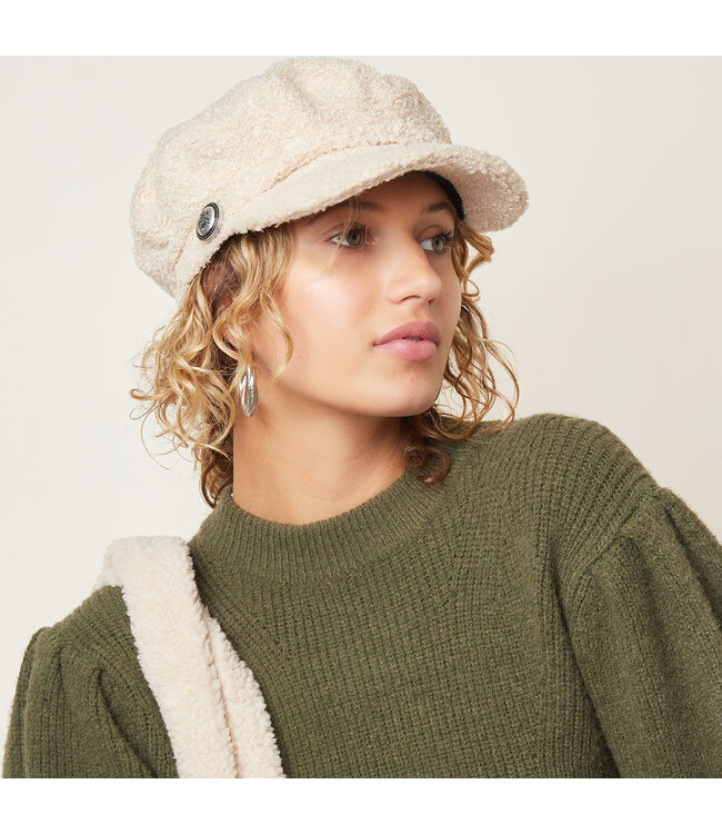 Teddy Cap / Off White