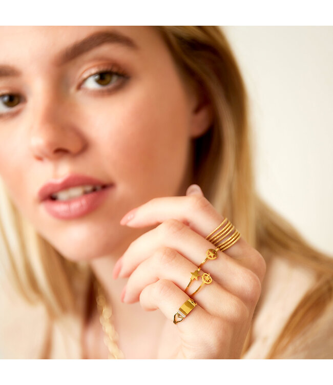 Open North Star Ring