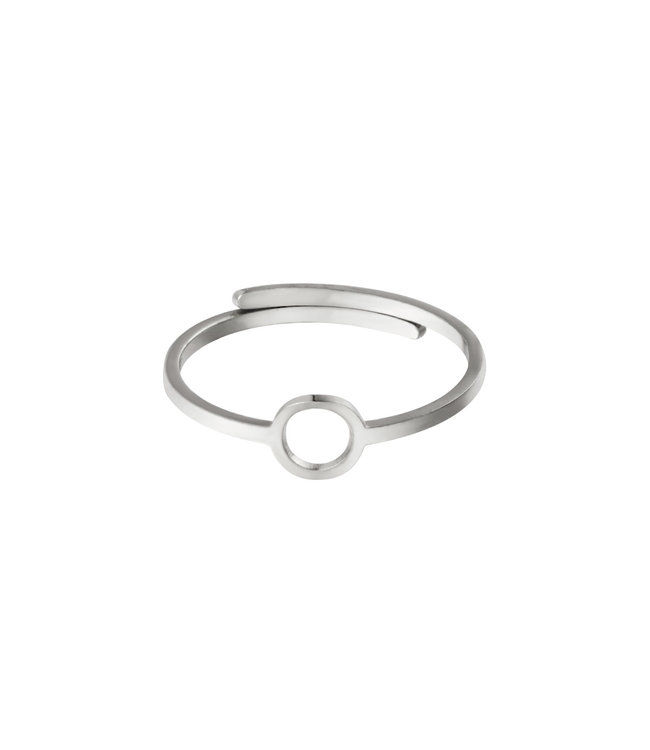 Silver Open Circle Ring