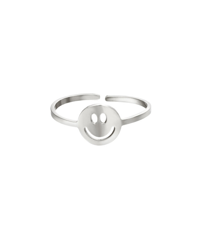Silver Original Smiley Ring