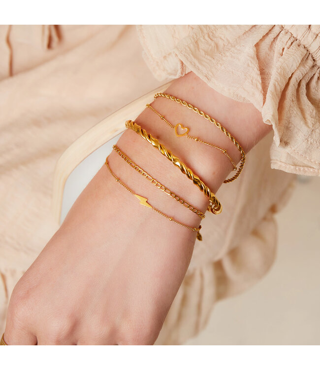 Double Heart Bracelet