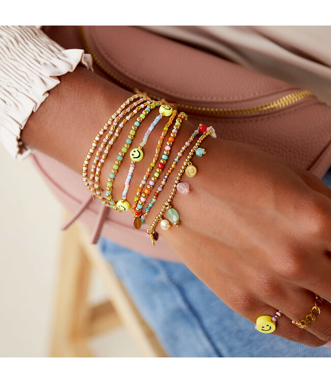 Smiley Beads Bracelet