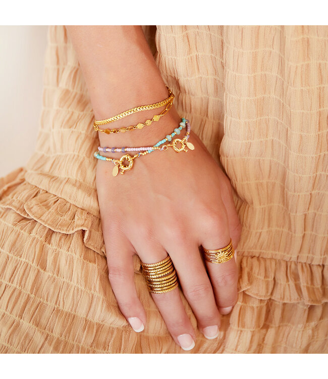 Double Chunky Chain Bracelet