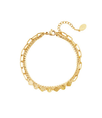 Double Chunky Chain Bracelet