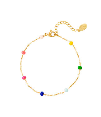 Rainbow Beads Bracelet