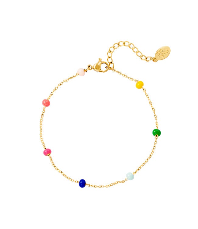 Rainbow Beads Bracelet