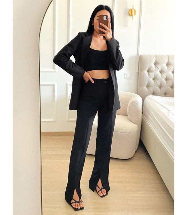 Loose Fit Blazer / Black