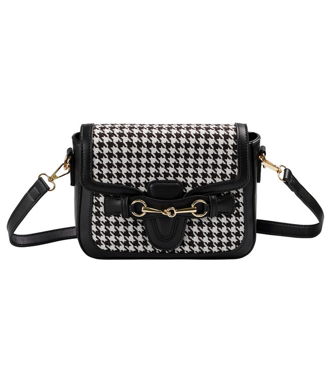 Checkered Details Bag
