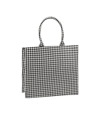 Pied de Poule Shopper Bag
