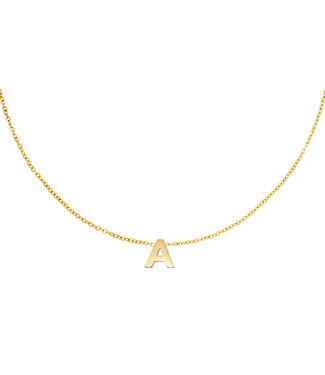 Gold Initial Necklace