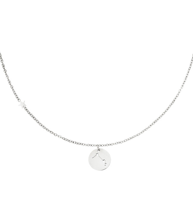 Silver Zodiac Sign Necklace