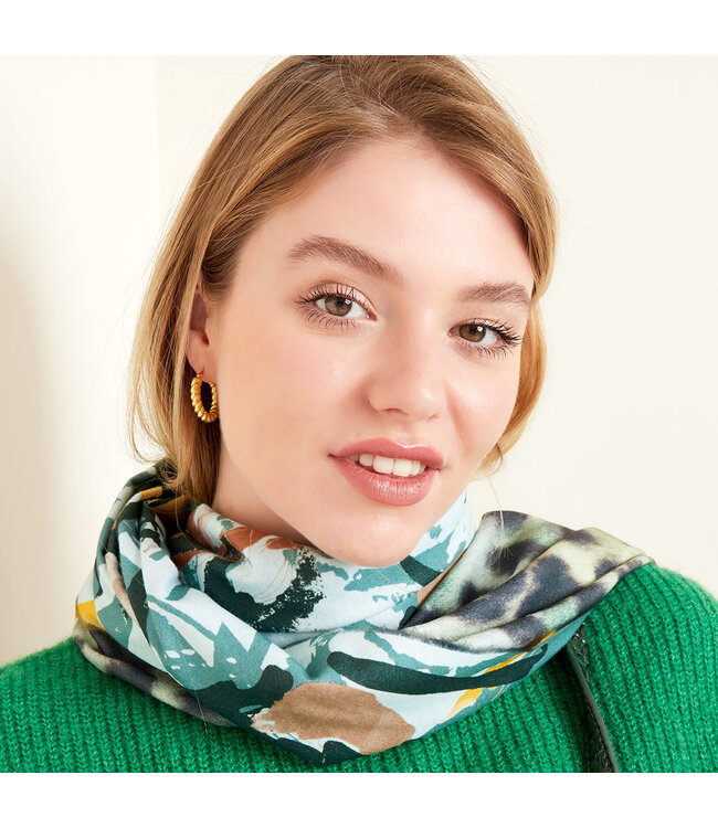 Elegant Turned Hoop Earrings