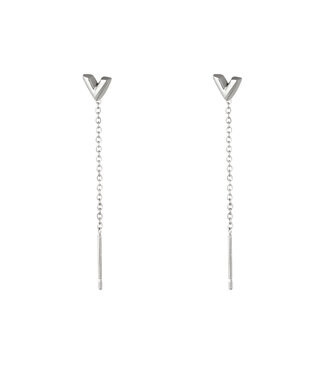 V Dangle Earrings