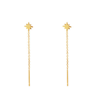 North Star Dangle Earrings