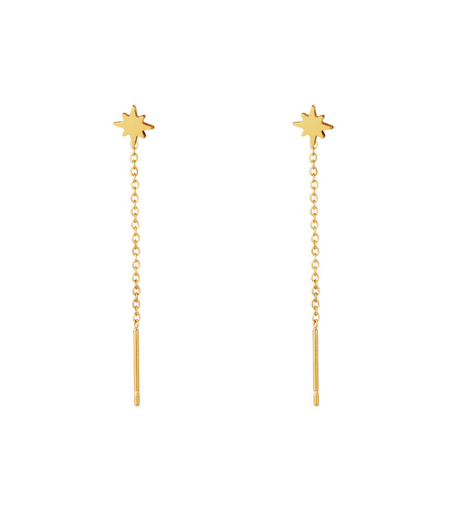 North Star Dangle Earrings