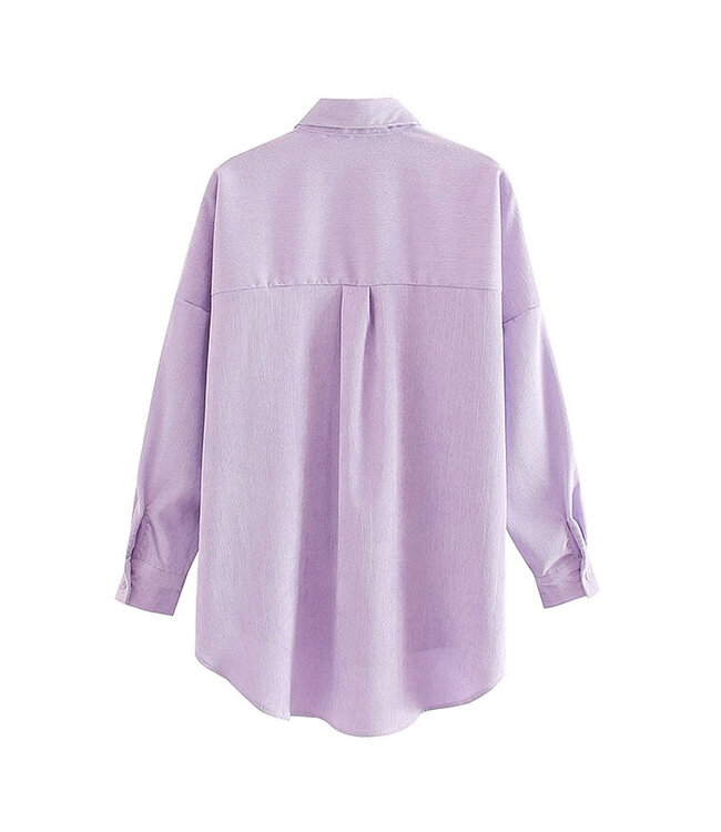 Corduroy Blouse / Lilac
