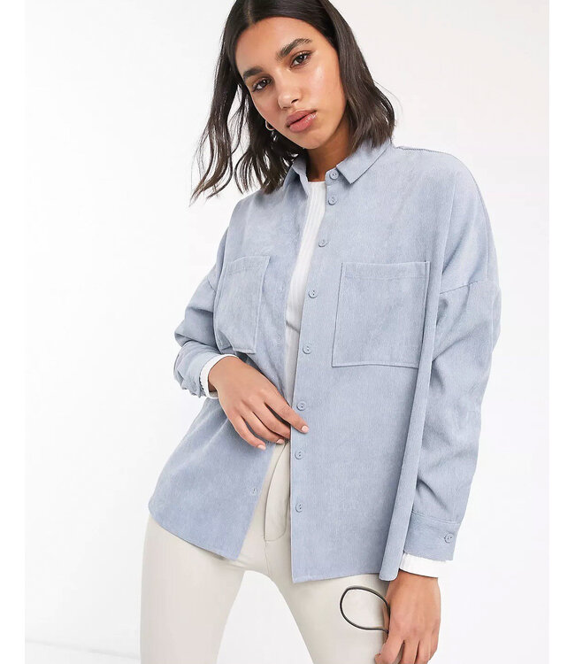 Corduroy Blouse / Blue