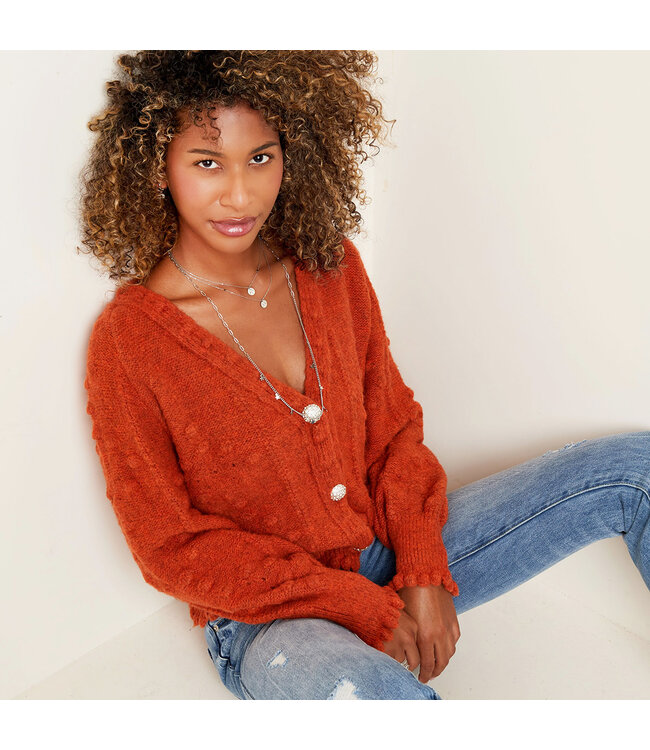 Pearls Button Cardigan