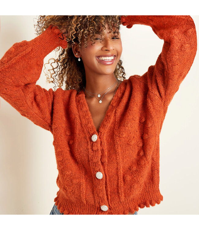 Pearls Button Cardigan