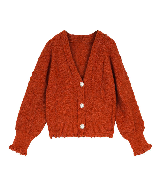 Pearls Button Cardigan