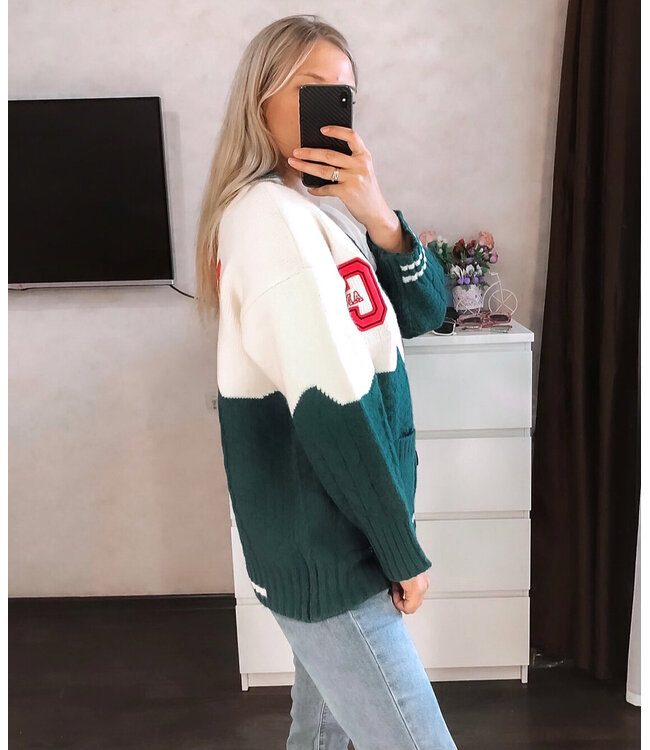 California Cardigan / Green