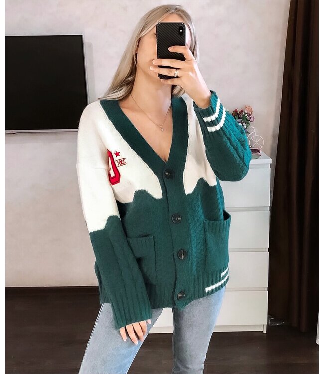 California Cardigan / Green