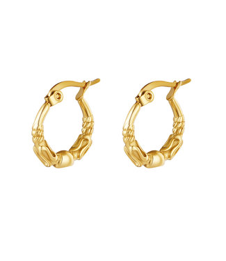 Gold Bali Hoops