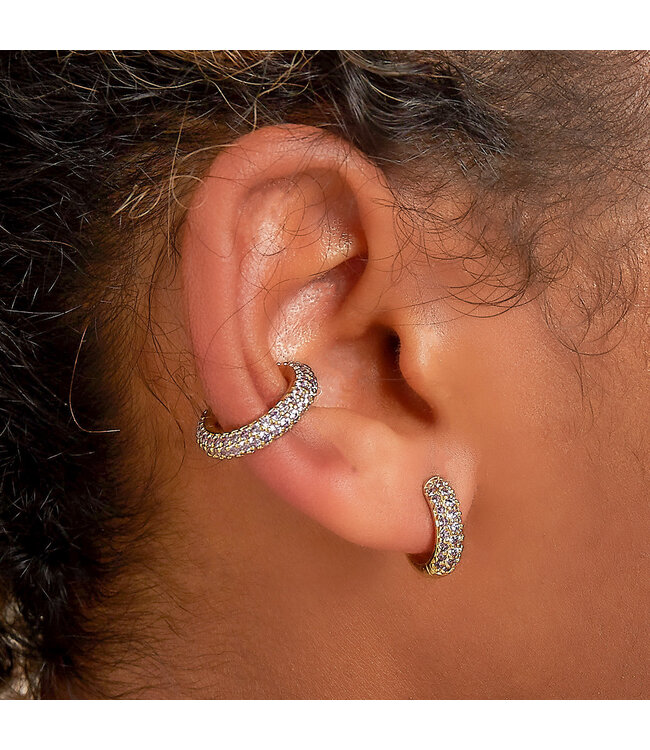 Desire Hoops Earrings / Lilac