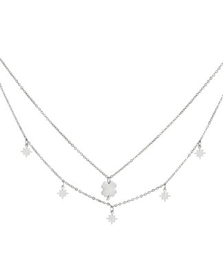 Doubled Clover Necklace