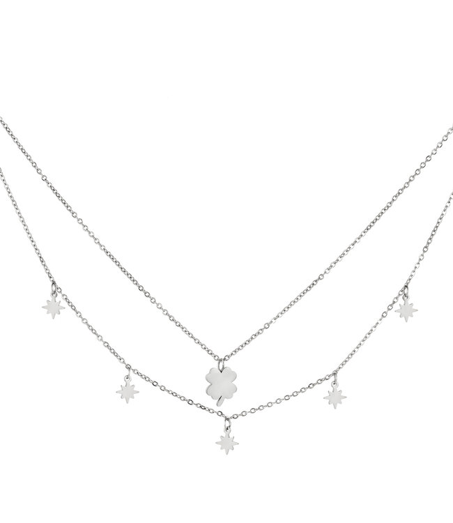 Doubled Clover Necklace