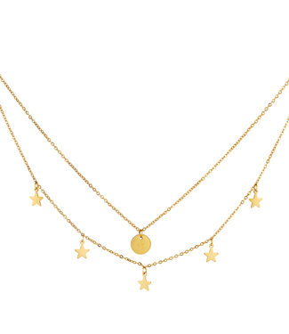 Doubled Coin Necklace