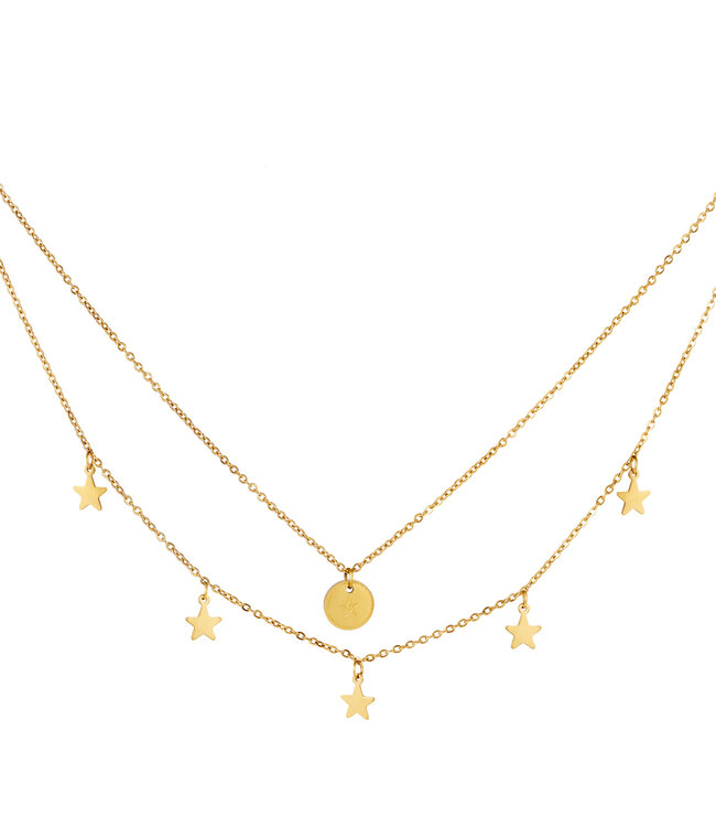 Doubled Coin Necklace