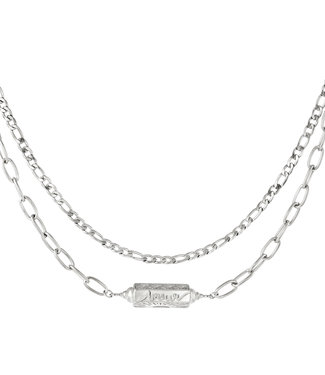 Amour Hexagon Necklace