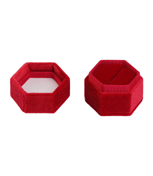 Velvet Ring Box / Red