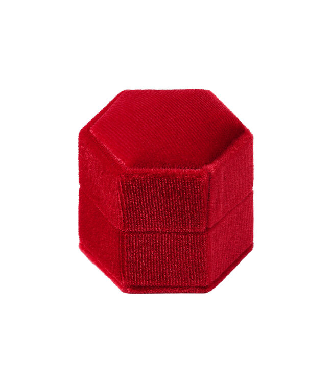 Velvet Ring Box / Red