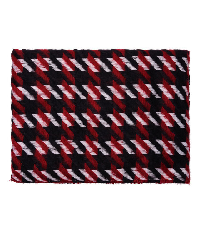 Pied de Poule Scarf / Black