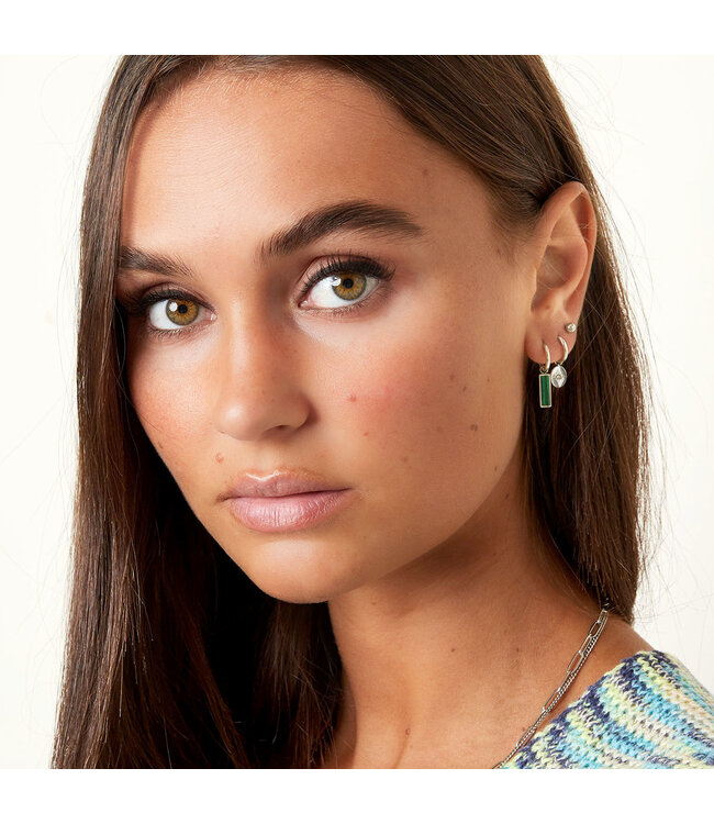 Zircon Star Earrings